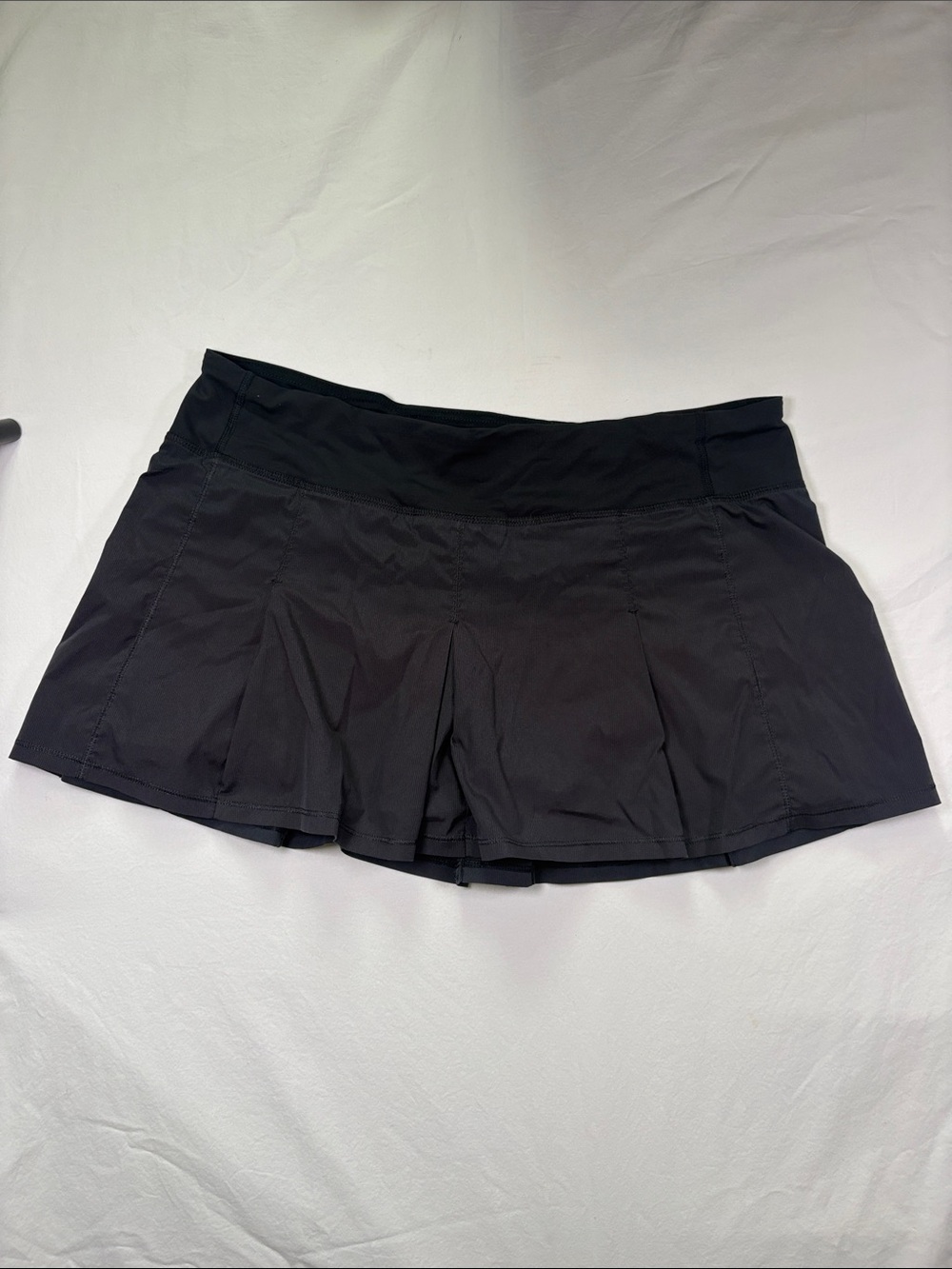 lululemon athletica Black Pleated Athletic Skort